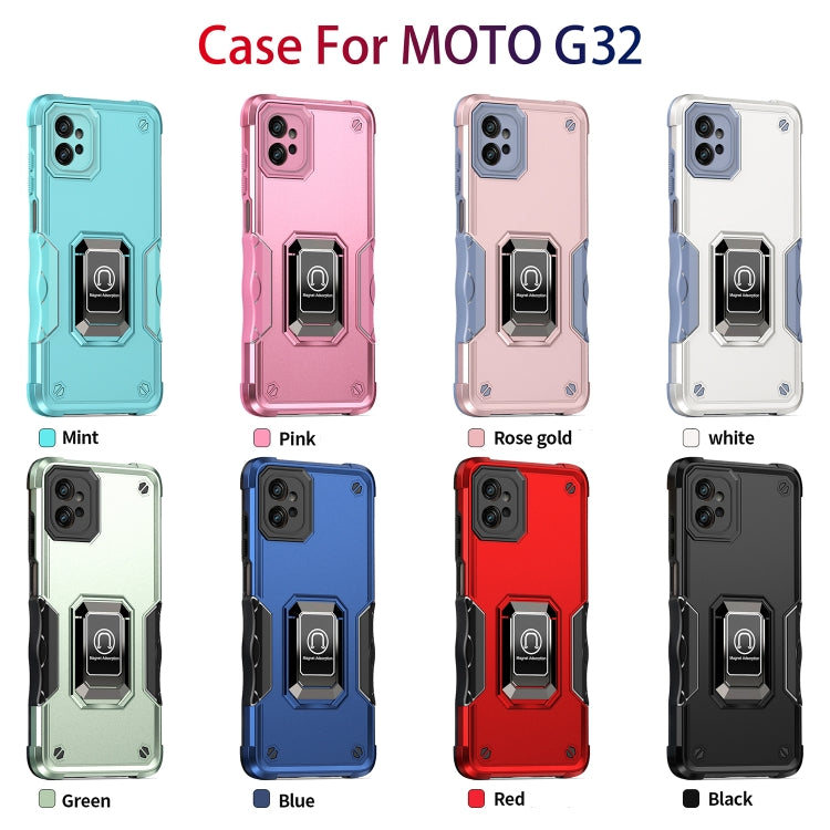 For Motorola Moto G32 Non-slip Shockproof Armor Phone Case with Ring Holder
