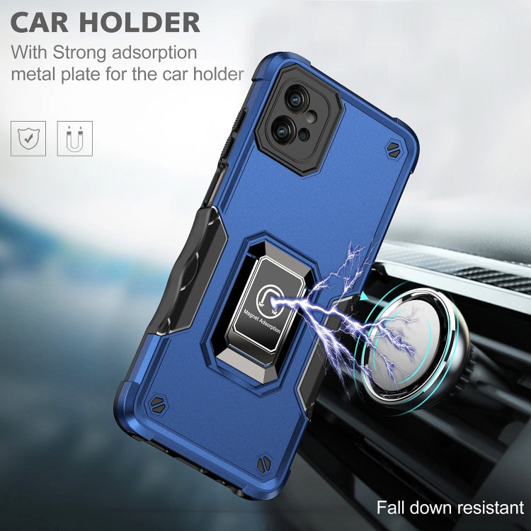 For Motorola Moto G32 Non-slip Shockproof Armor Phone Case with Ring Holder