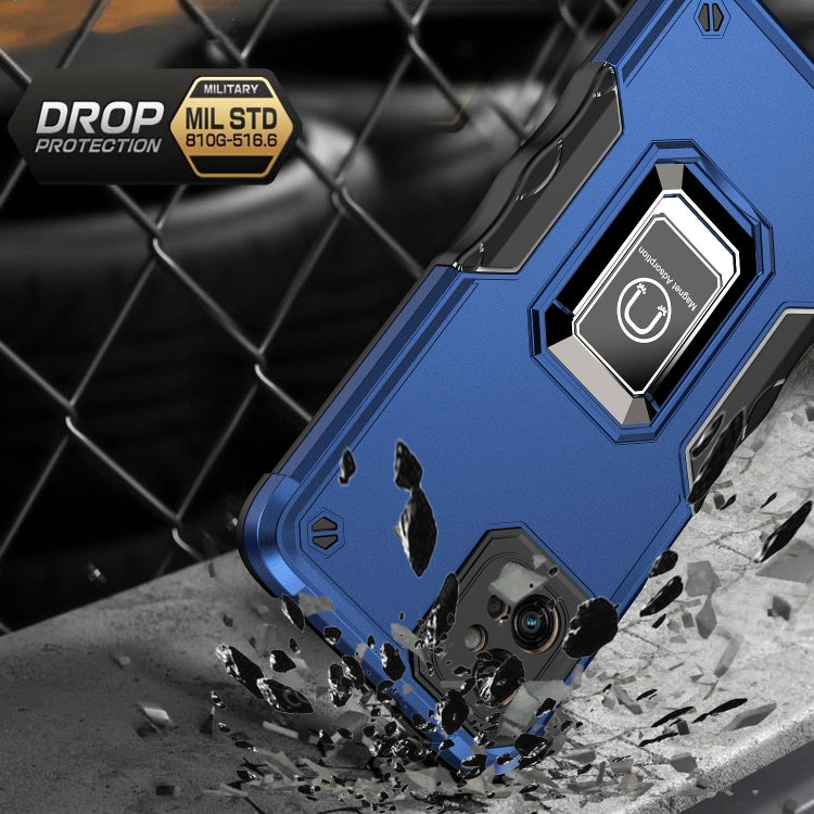 For Motorola Moto G32 Non-slip Shockproof Armor Phone Case with Ring Holder