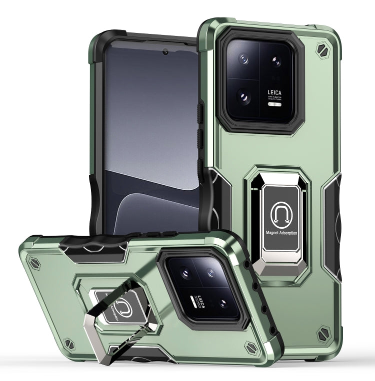 For Xiaomi 13 Pro Non-slip Shockproof Armor Phone Case with Ring Holder