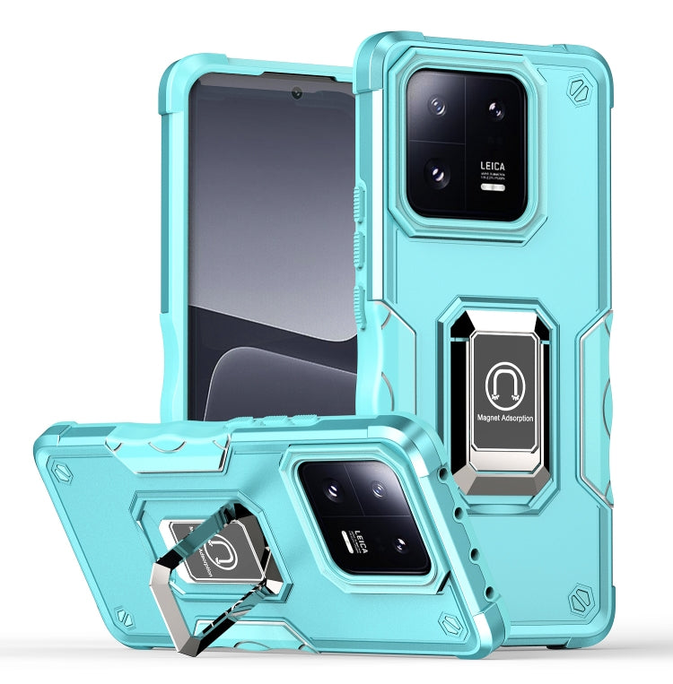 For Xiaomi 13 Pro Non-slip Shockproof Armor Phone Case with Ring Holder