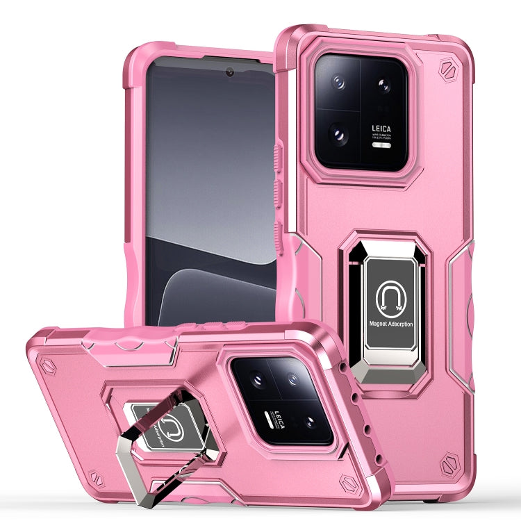 For Xiaomi 13 Pro Non-slip Shockproof Armor Phone Case with Ring Holder