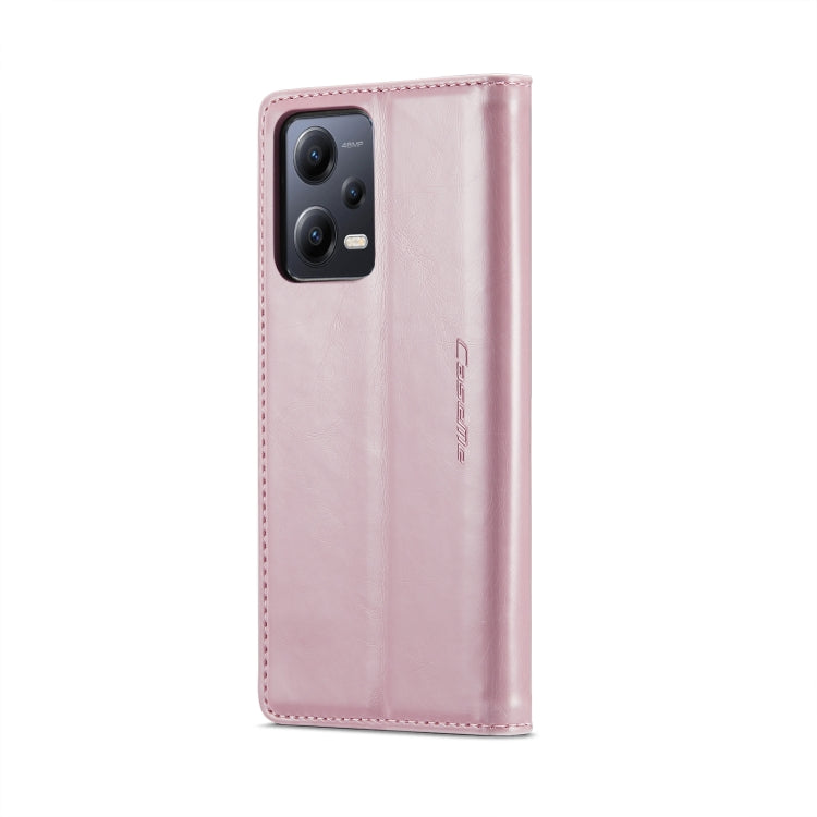 For Xiaomi Redmi Note 12 5G / Poco X5 CaseMe 003 Crazy Horse Texture Leather Phone Case