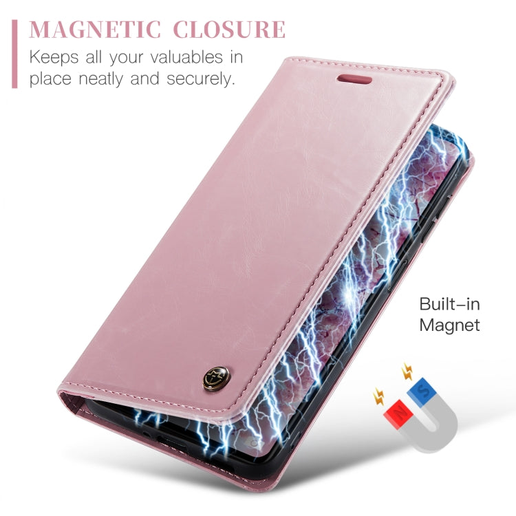For Xiaomi Redmi Note 12 5G / Poco X5 CaseMe 003 Crazy Horse Texture Leather Phone Case