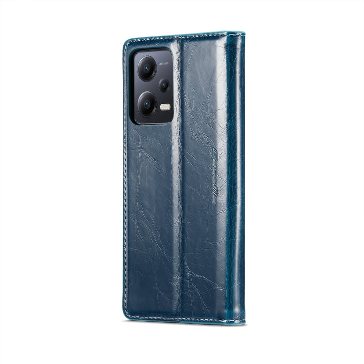 For Xiaomi Redmi Note 12 5G / Poco X5 CaseMe 003 Crazy Horse Texture Leather Phone Case