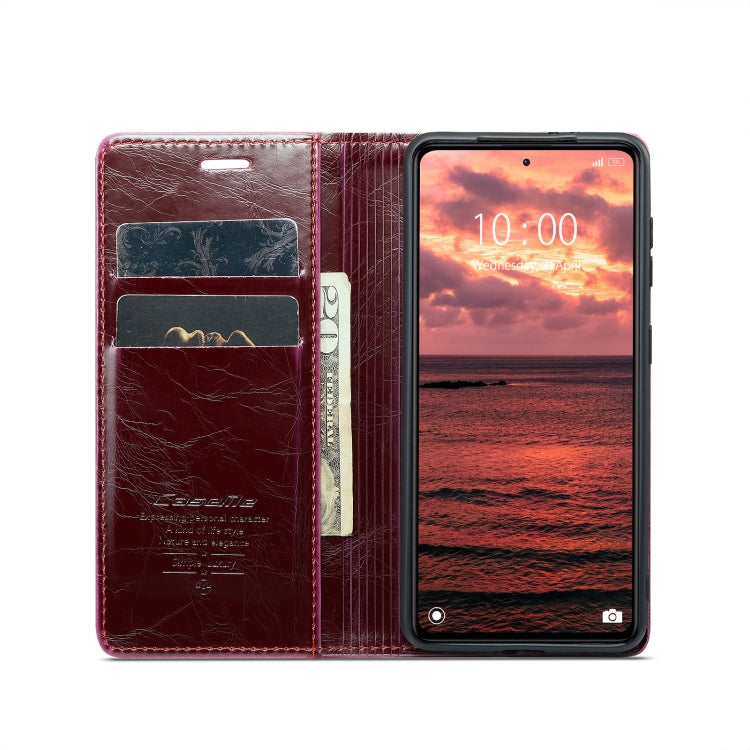For Xiaomi Redmi Note 12 5G / Poco X5 CaseMe 003 Crazy Horse Texture Leather Phone Case