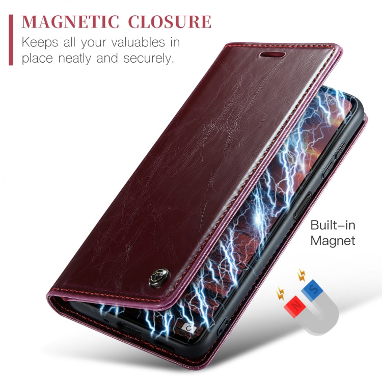 For Xiaomi Redmi Note 12 5G / Poco X5 CaseMe 003 Crazy Horse Texture Leather Phone Case