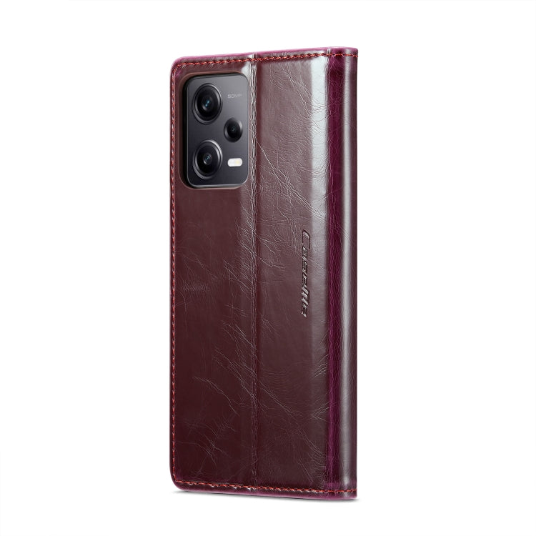 For Xiaomi Redmi Note 12 Pro 5G / Poco X5 Pro CaseMe 003 Crazy Horse Texture Leather Phone Case
