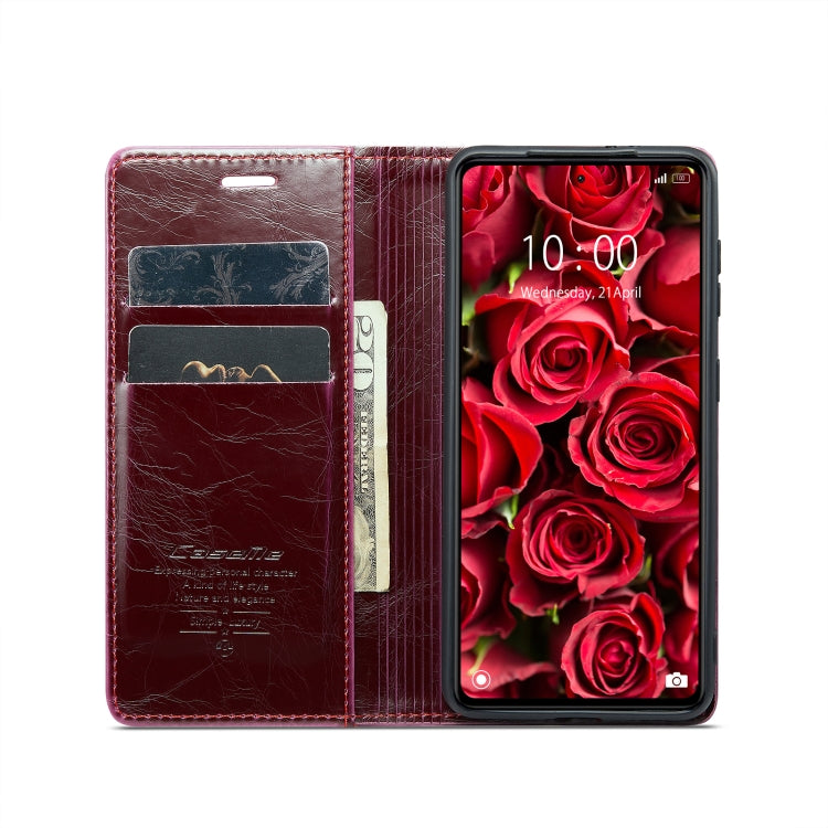 For Xiaomi Redmi Note 12 Pro 5G / Poco X5 Pro CaseMe 003 Crazy Horse Texture Leather Phone Case