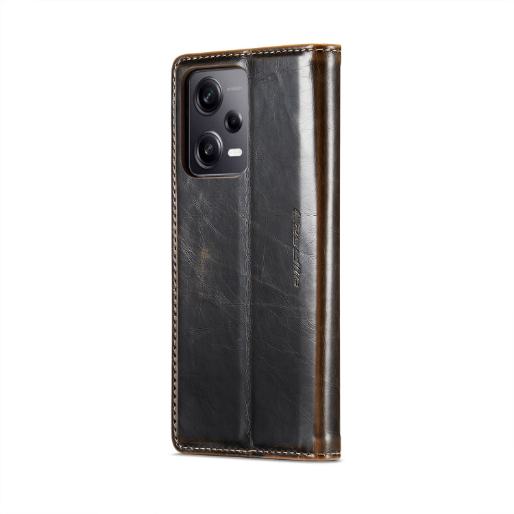 For Xiaomi Redmi Note 12 Pro+ 5G CaseMe 003 Crazy Horse Texture Leather Phone Case