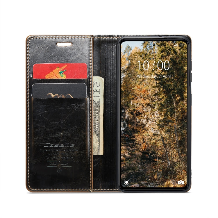 For Xiaomi Redmi Note 12 Pro+ 5G CaseMe 003 Crazy Horse Texture Leather Phone Case