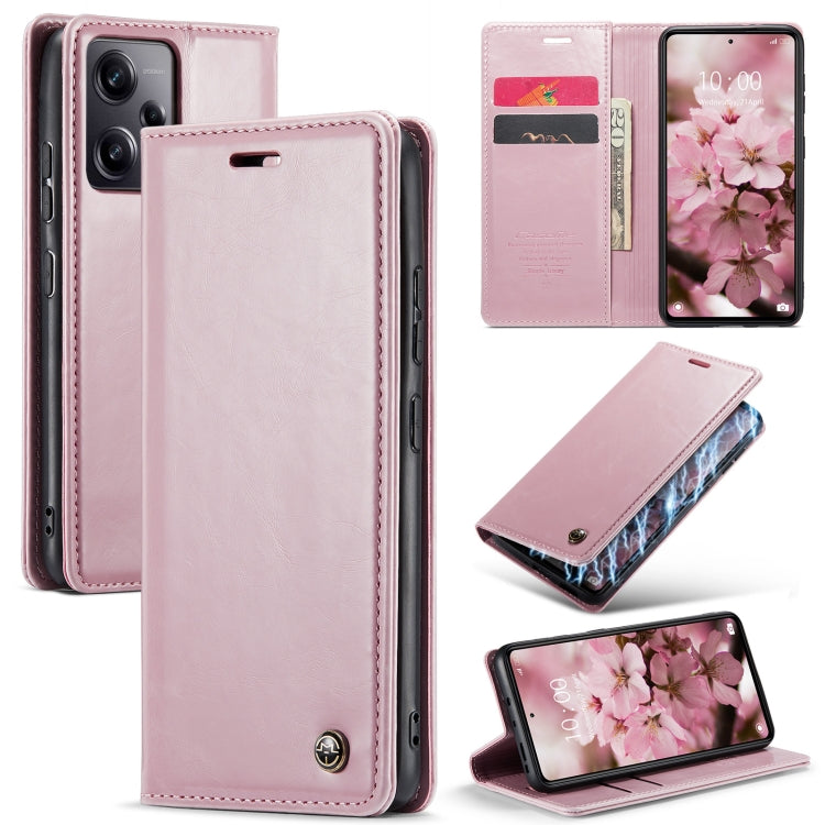 For Xiaomi Redmi Note 12 Pro+ 5G CaseMe 003 Crazy Horse Texture Leather Phone Case