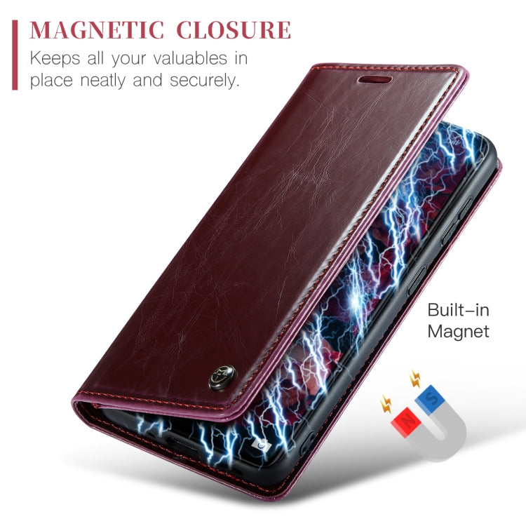 For Xiaomi Redmi Note 12 Pro+ 5G CaseMe 003 Crazy Horse Texture Leather Phone Case