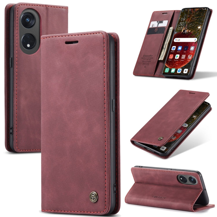For OPPO Reno8 T 5G CaseMe 013 Multifunctional Horizontal Flip Leather Phone Case