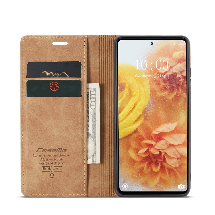For Xiaomi Redmi Note 12 Pro+ 5G CaseMe 013 Multifunctional Horizontal Flip Leather Phone Case
