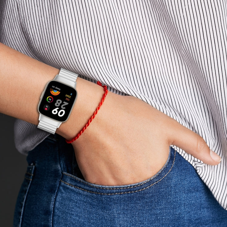 For Xiaomi Redmi Watch 3 / Mi Watch Lite 3 One-bead Steel Metal Watch Band