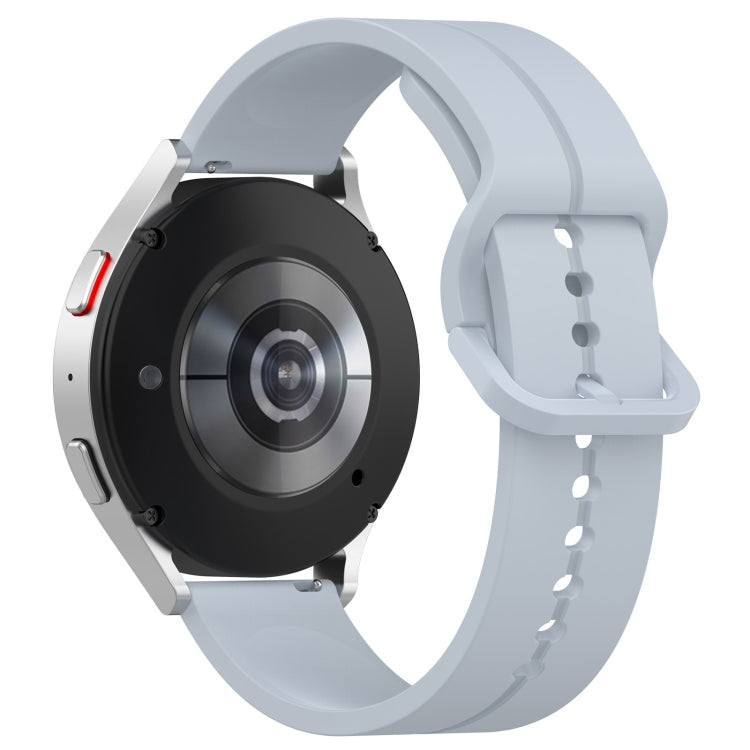 20mm Universal Flat Head Groove Silicone Watch Band