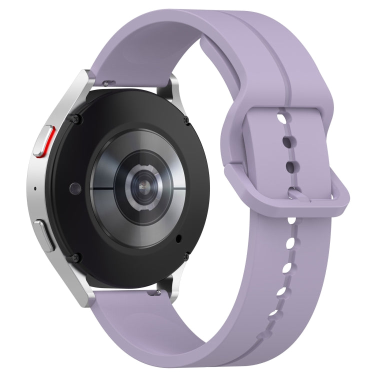 20mm Universal Flat Head Groove Silicone Watch Band