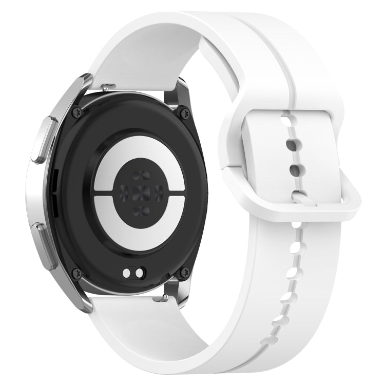 22mm Universal Flat Head Groove Silicone Watch Band