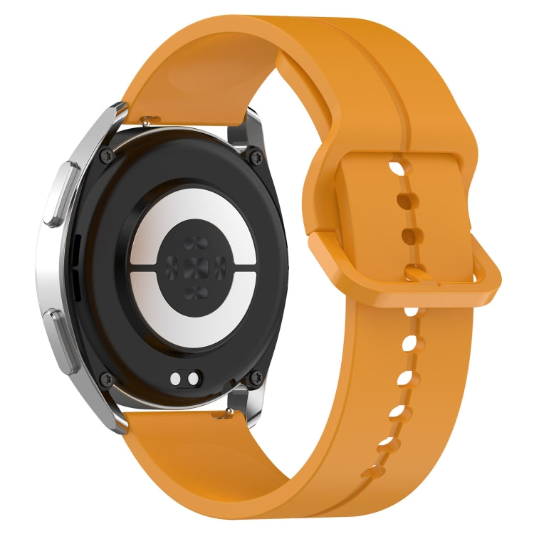 22mm Universal Flat Head Groove Silicone Watch Band