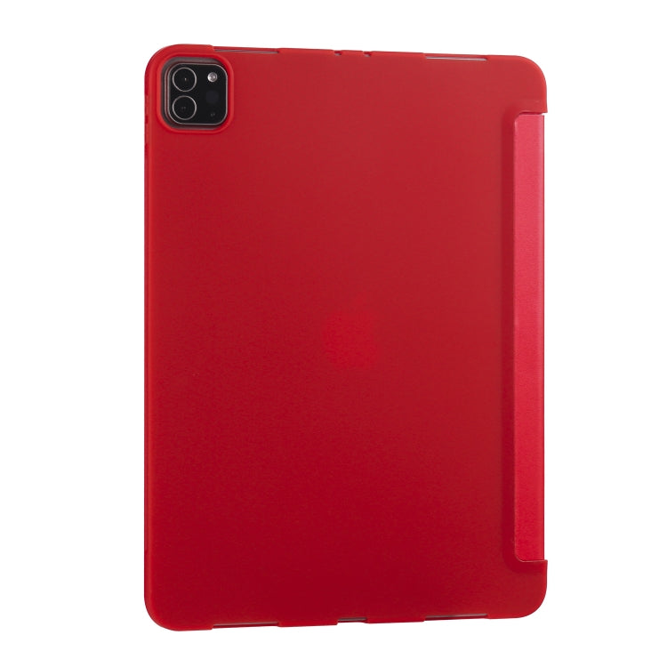 For iPad Pro 11 (2020) Multi-folding Horizontal Flip PU Leather + Shockproof Honeycomb TPU Tablet Case with Holder