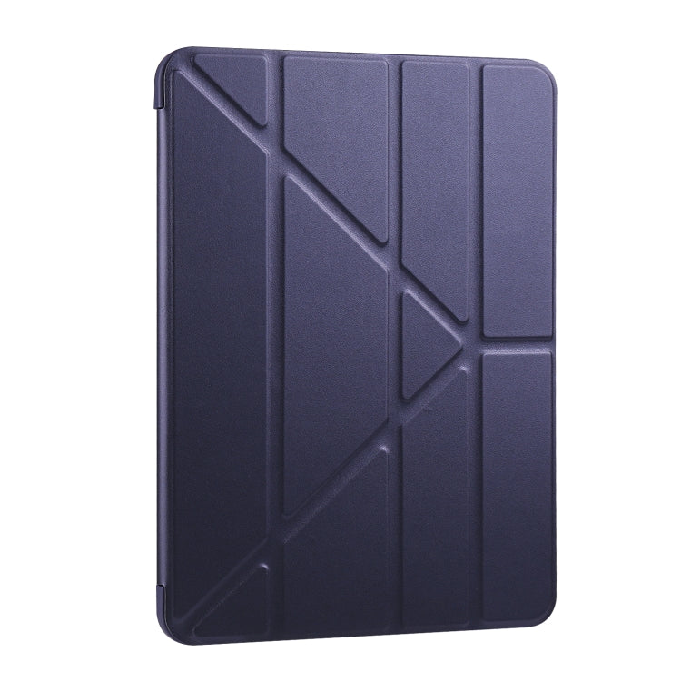 For iPad Pro 11 (2020) Multi-folding Horizontal Flip PU Leather + Shockproof Honeycomb TPU Tablet Case with Holder
