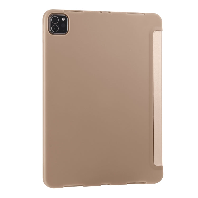 For iPad Pro 11 (2020) Multi-folding Horizontal Flip PU Leather + Shockproof Honeycomb TPU Tablet Case with Holder