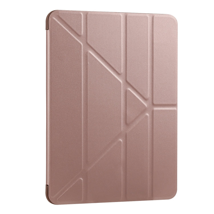 For iPad Pro 11 (2020) Multi-folding Horizontal Flip PU Leather + Shockproof Honeycomb TPU Tablet Case with Holder