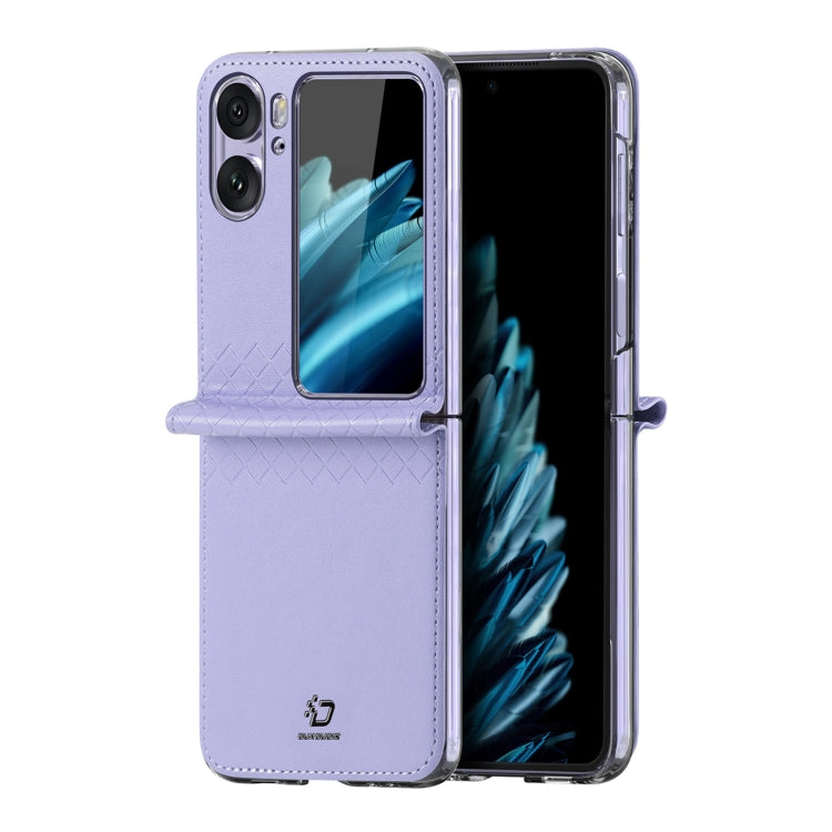 For OPPO Find N2 Flip DUX DUCIS Bril Series PU + TPU Phone Case