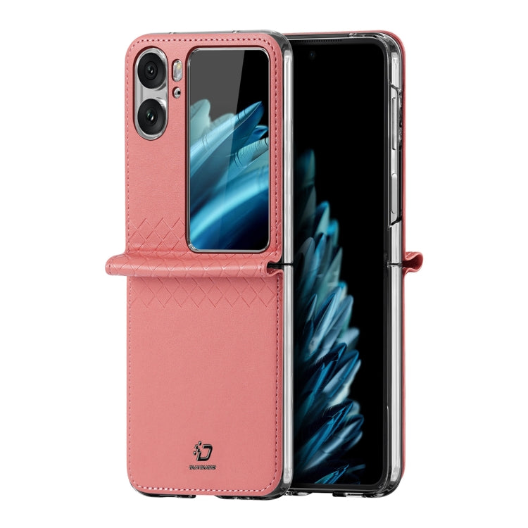 For OPPO Find N2 Flip DUX DUCIS Bril Series PU + TPU Phone Case