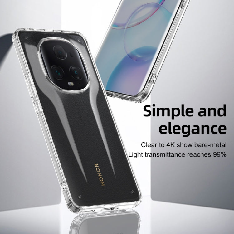 For Honor Magic5 Ultimate Armor Clear TPU Hard PC Phone Case