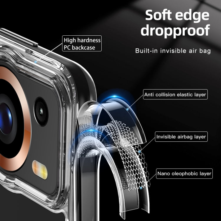 For Huawei P60 Armor Clear TPU Hard PC Phone Case