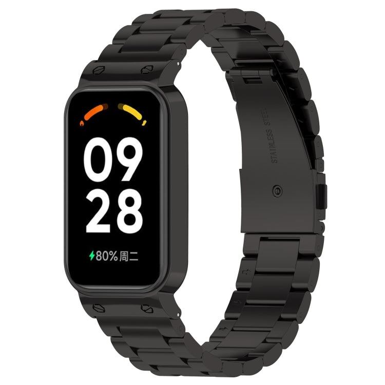 For Redmi Band 2 Three-bead Steel Watch Band