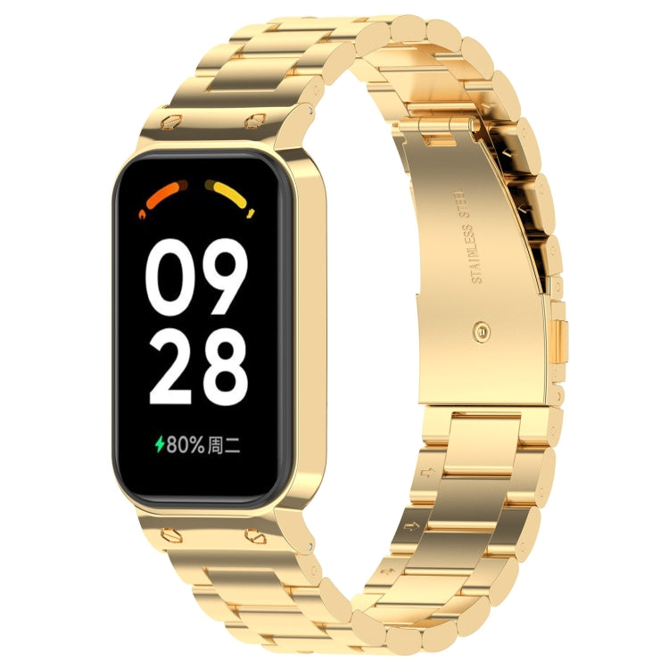 For Redmi Band 2 Three-bead Steel Watch Band