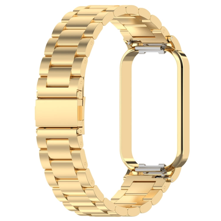 For Redmi Band 2 Three-bead Steel Watch Band