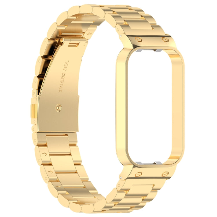 For Redmi Band 2 Three-bead Steel Watch Band
