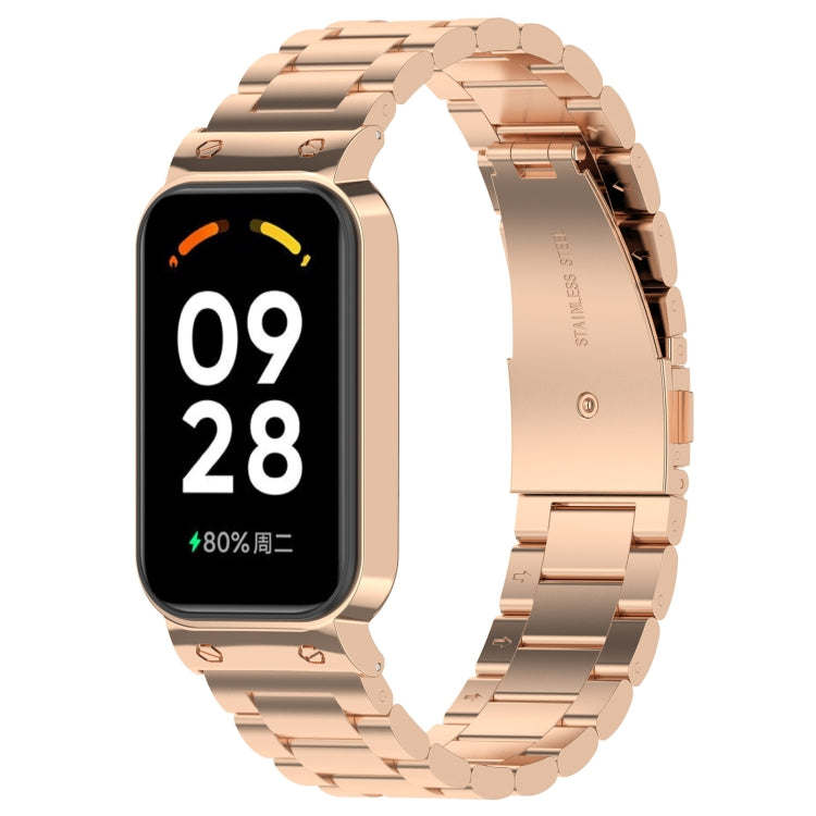 For Redmi Band 2 Three-bead Steel Watch Band