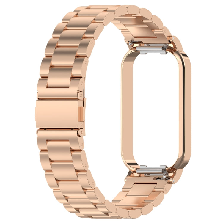 For Redmi Band 2 Three-bead Steel Watch Band