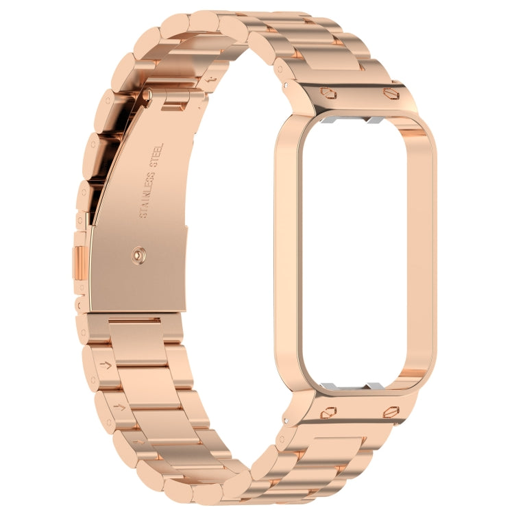 For Redmi Band 2 Three-bead Steel Watch Band