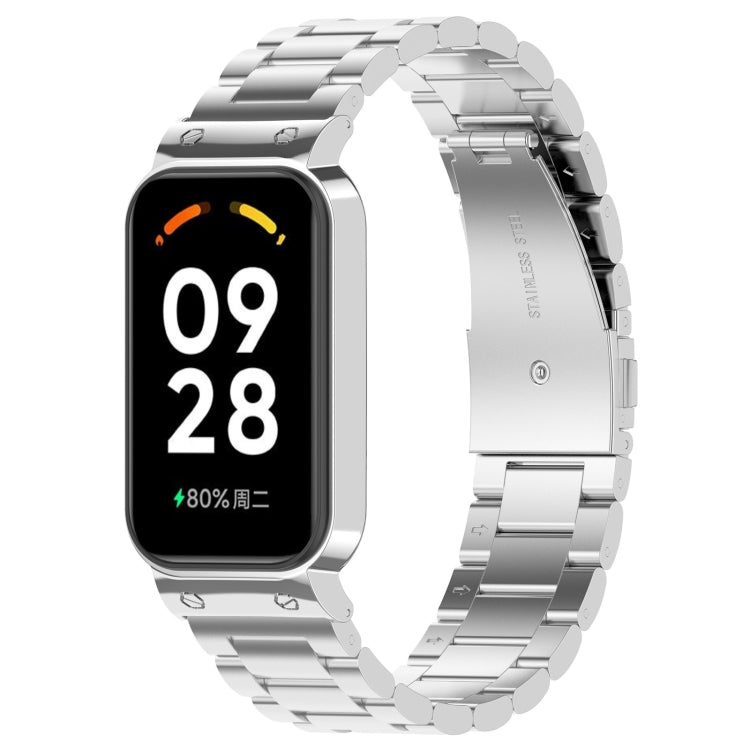 For Redmi Band 2 Three-bead Steel Watch Band