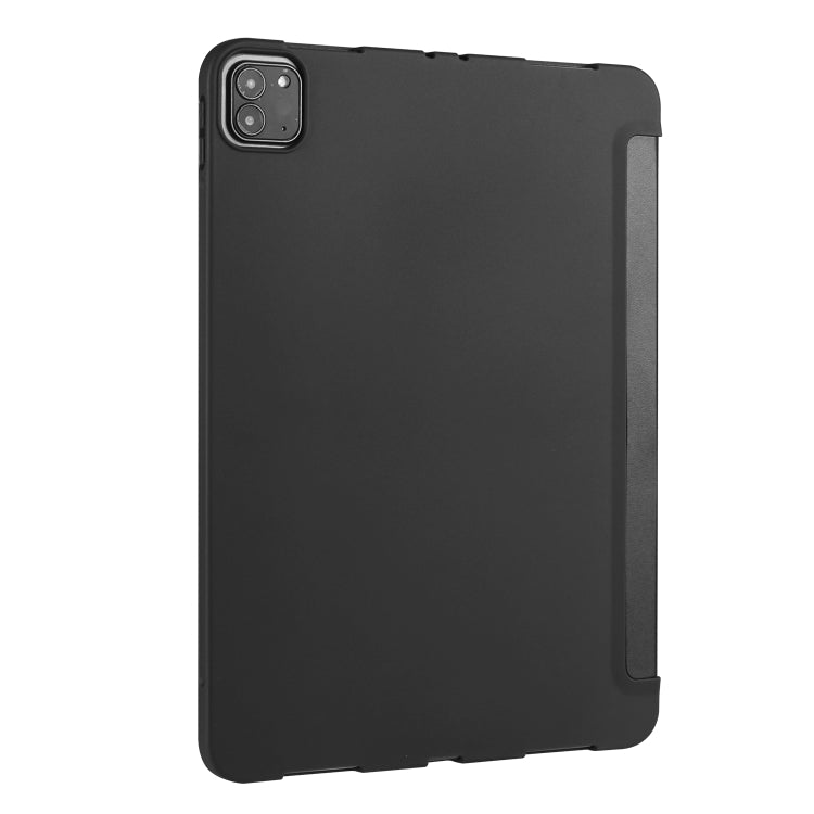 For iPad Pro 11 (2020) 3-folding Horizontal Flip PU Leather + Shockproof Honeycomb TPU Tablet Case with Holder