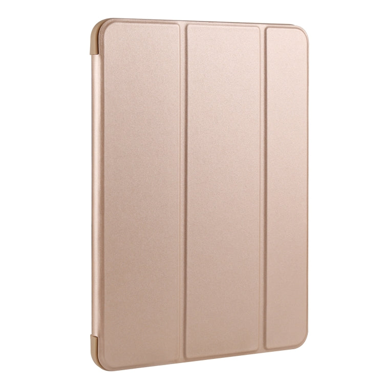 For iPad Pro 11 (2020) 3-folding Horizontal Flip PU Leather + Shockproof Honeycomb TPU Tablet Case with Holder