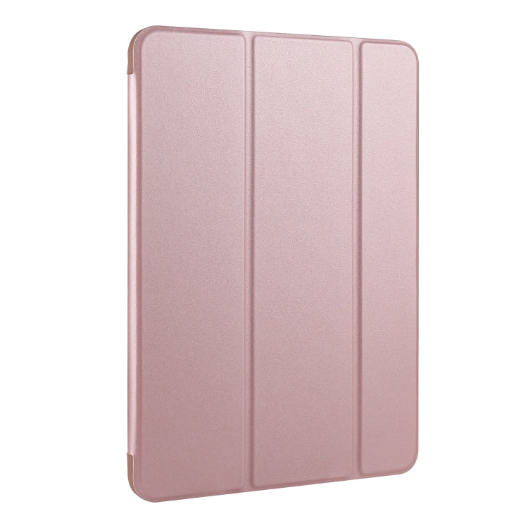 For iPad Pro 11 (2020) 3-folding Horizontal Flip PU Leather + Shockproof Honeycomb TPU Tablet Case with Holder