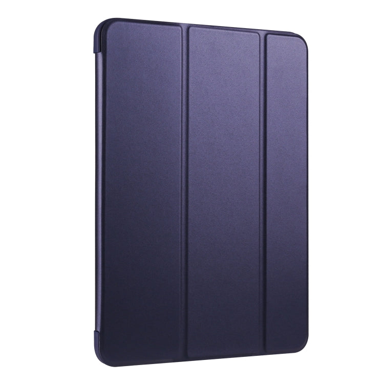 For iPad Pro 11 (2020) 3-folding Horizontal Flip PU Leather + Shockproof Honeycomb TPU Tablet Case with Holder
