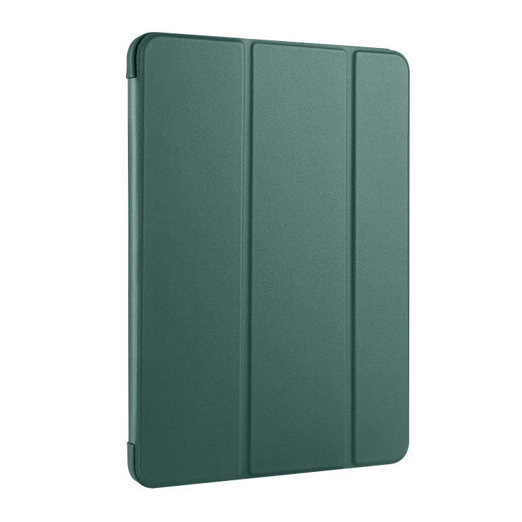 For iPad Pro 11 (2020) 3-folding Horizontal Flip PU Leather + Shockproof Honeycomb TPU Tablet Case with Holder