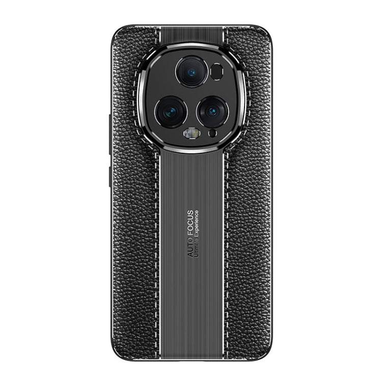 For Honor Magic5 Ultimate Litchi Texture Shockproof TPU Phone Case