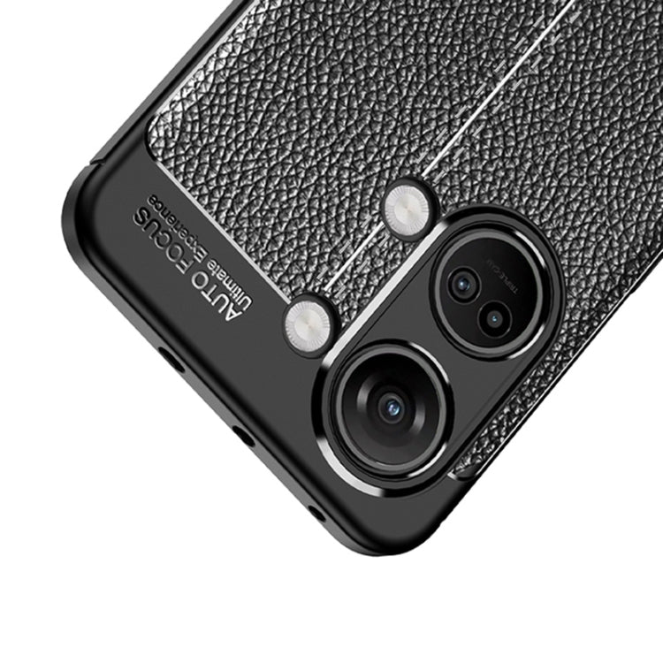 For OnePlus Ace 2V Litchi Texture Shockproof TPU Phone Case