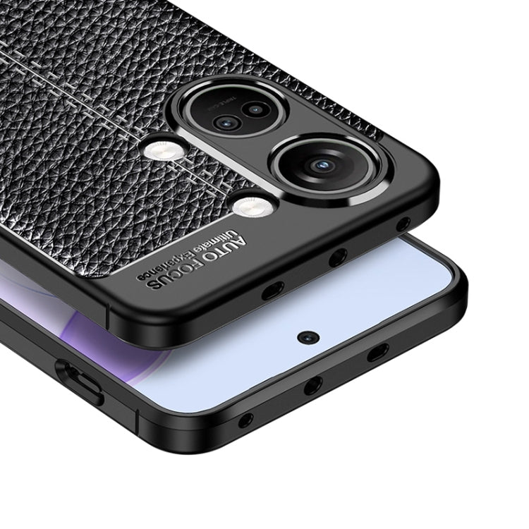 For OnePlus Ace 2V Litchi Texture Shockproof TPU Phone Case