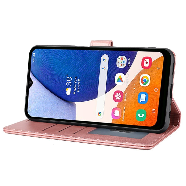 For Samsung Galaxy A14 4G Classic Wallet Flip Leather Phone Case