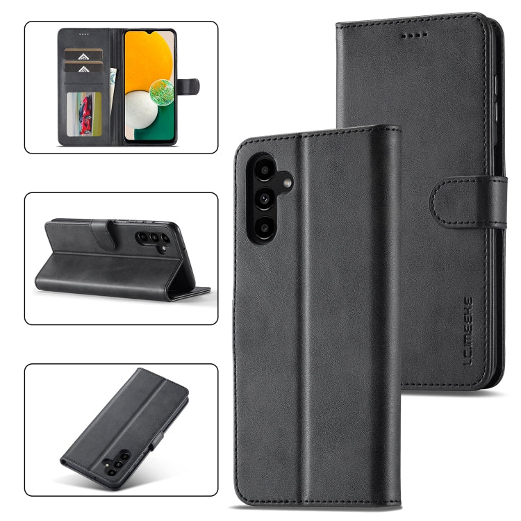 For Samsung Galaxy A24 4G / 5G LC.IMEEKE Calf Texture Leather Phone Case